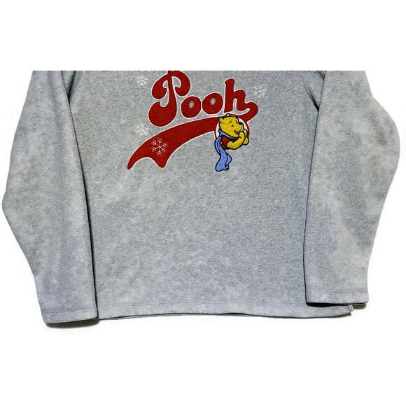 Disney Pullover Sweater Women's Extra Large Gray Long Sleeve Winnie the Pooh - Picture 4 of 6